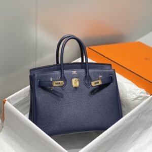 HERMES BIRKIN 25 AZUL MARINHO