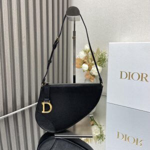 BOLSA CLUTH DIOR SADDLE PRETA