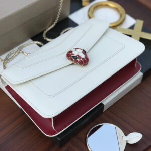 BOLSA BVLGARI SEPENTI BRANCA