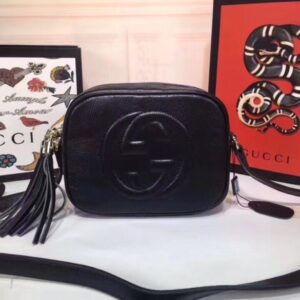 BOLSA GUCCI SOHO COURO ITALIANA