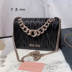 BOLSA MIU MIU LEATHER CHAIN