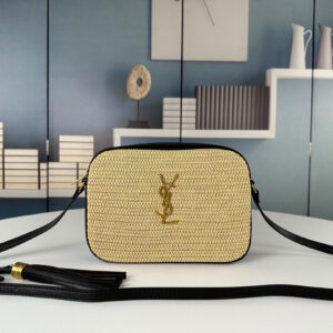 BOLSA YSL TRANSVERSAL RÁFIA