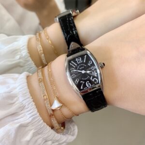 RELOGIO FRANCK MULLER EM COURO