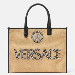 VERSACE MEDUSA SHOOPER RAFIA